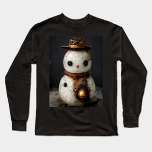 Little Steampunk Snowman Long Sleeve T-Shirt